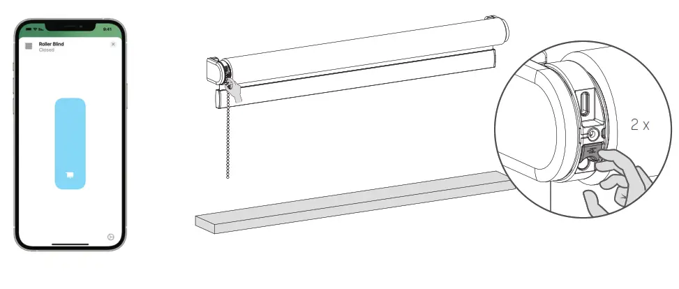 Eve MOTION BLINDS CM 03 E Remote Programming Roller Blind - Fig 22
