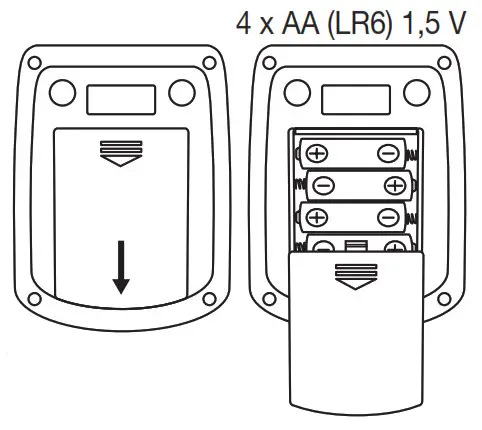 Insert the batteries