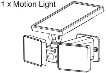 PINEGREEN LIGHTING CL SML2ST 1000 Lumen Dual Head Solar Motion Activated Security Light - Motion Light