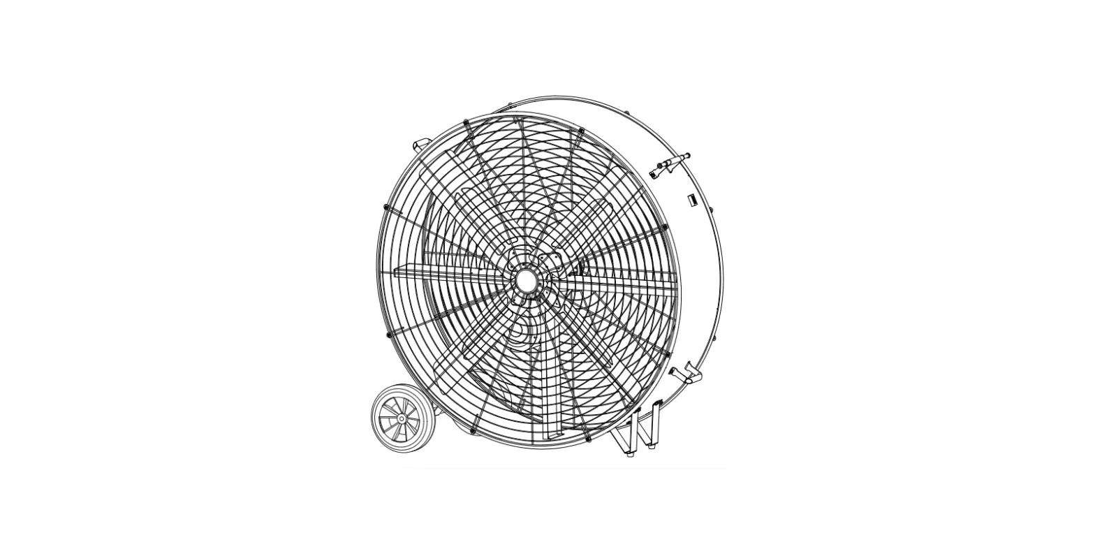 Utilitech Sfdc-1200fb 48 Inch High Velocity Belt Drive Drum Fan User Manual Utilitech Sfdc-1200fb 48 Inch High Velocity Belt Drive Drum Fan User Manual