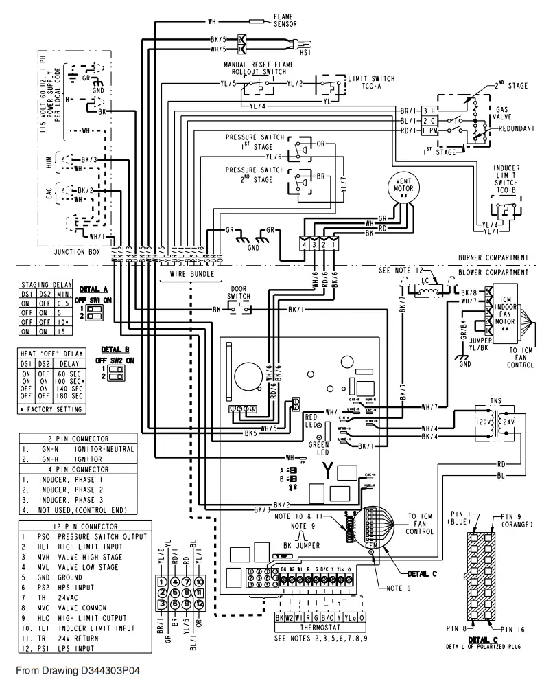 TRANE KIT16582 Draft Inducer Kit - fig 16