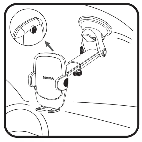 NOKIA E7203 Essential Car Mount Installation instructions