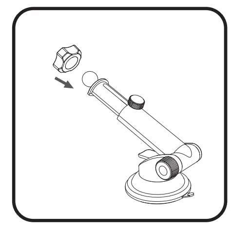NOKIA E7203 Essential Car Mount Installation instructions
