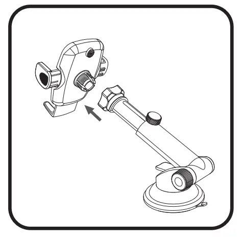 NOKIA E7203 Essential Car Mount Installation instructions
