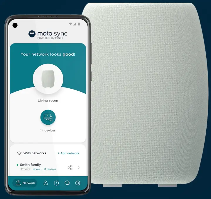 motorola Q14 Mesh WiFi 6E Router - fig