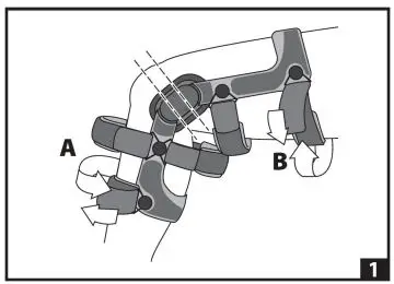 DJO DONJOY OA Fullforce Knee Brace Instructions - Flexing the knee to 45°, position the brace