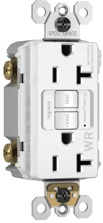 legrand 2097TRSGLW GFCI Receptacle product