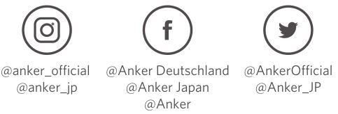 ANKER PowerExtend USB Wall Outlet 2-Outlet - Social Media Info