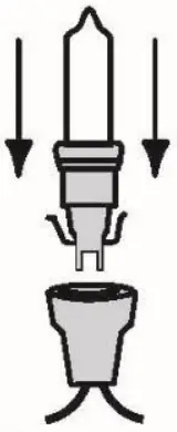 GE Lighting MN2S-300 6FC String A Long 300 Count Constant Clear Mini Incandescent Plug In Christmas Icicle Lights - 4