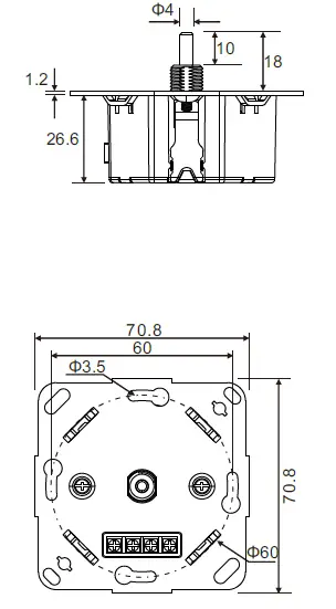 LEDGEAR DALI DT6 TC Rotary Dimmer-03