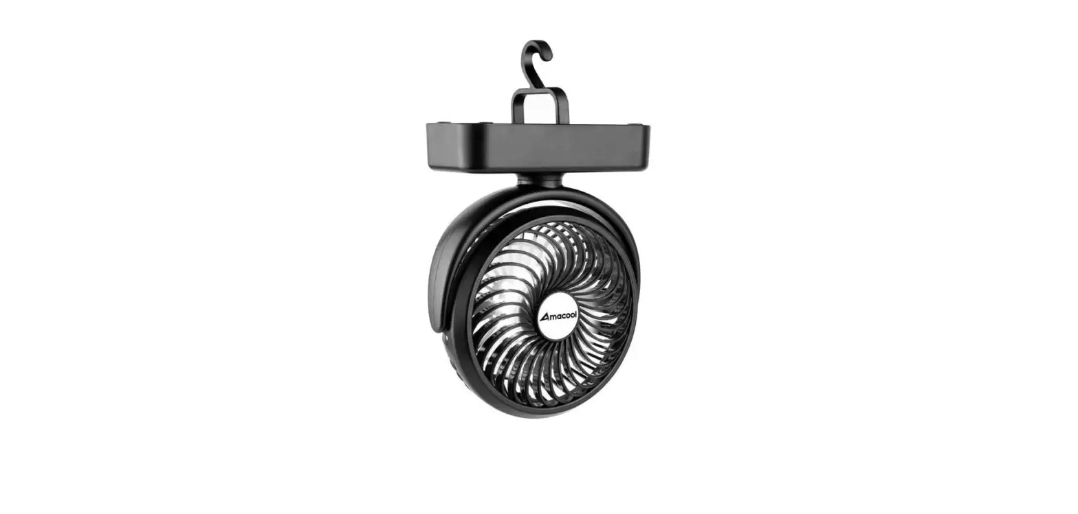 Amacool F120 Portable Camping Fan With Led Lantern Owner's Guide