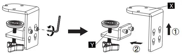 ErGear EGDS3 Monitors Desk Mount - Base 1