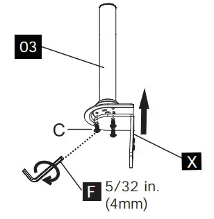 ErGear EGDS3 Monitors Desk Mount - Base 2