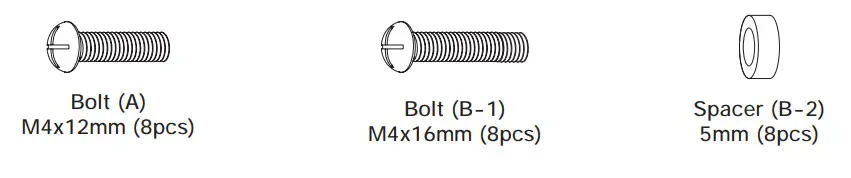ErGear EGDS3 Monitors Desk Mount -Hardware for Step 3