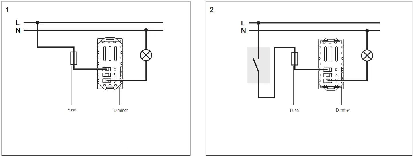 VIMAR 09153 Push Push White Dimmer - Figure 1