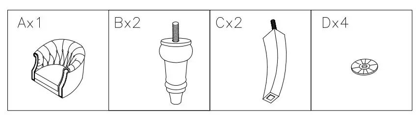 ASHLEY-A3000203-Living-Room-Jacquelyne-Accent-Chair-fig 1