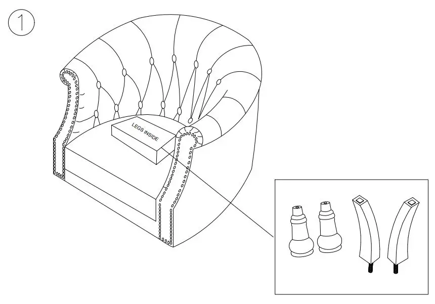ASHLEY-A3000203-Living-Room-Jacquelyne-Accent-Chair-fig 2