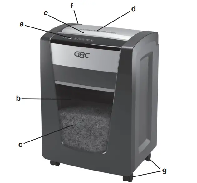 GBC SM15-08 Micro-Cut Shredder - Figure 2
