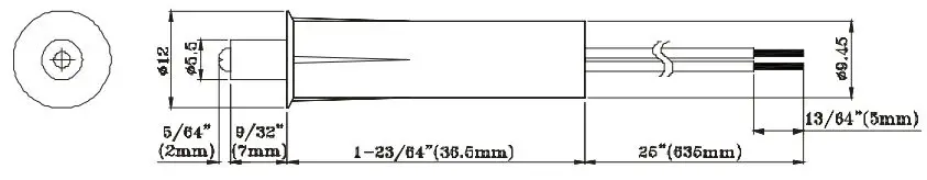 POTTER PSW-22 3 8 inch Plunger Switch with Flange Owner's Manual - PSW-21