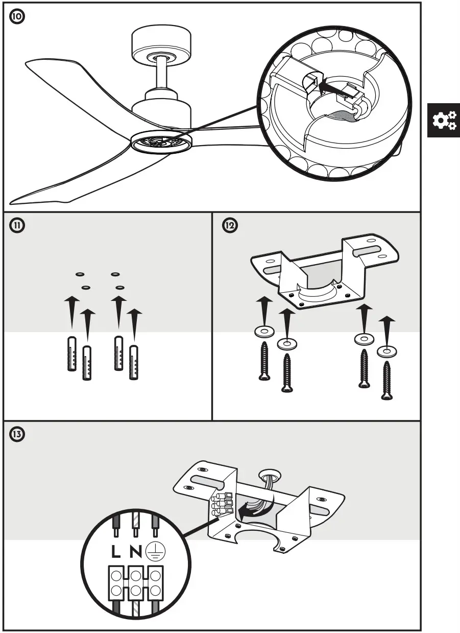 arte confort LAU Ceiling Fan - Figure 28