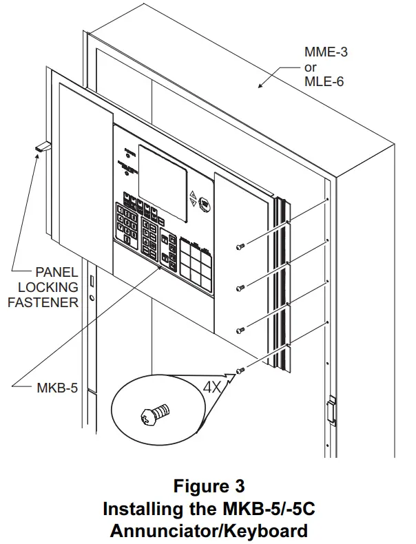 SIEMENS MKB-5 5C Annunciator Keypad Module - Network 1