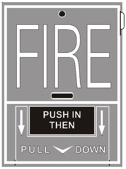 NOTIFIER BG-10 Series Pull Station Lock Replacement