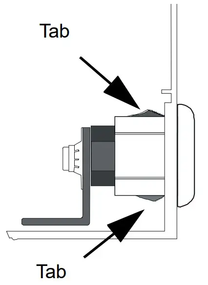 Snap-in lock removal