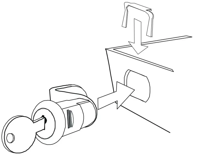 Clip-in lock installation