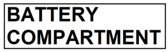 Battery Compartment Icon