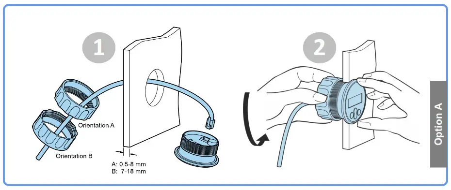 victron energy BMV-700 Series MPPT Control Display - victron energy BMV-700 Series MPPT Control Display - Mounting 1