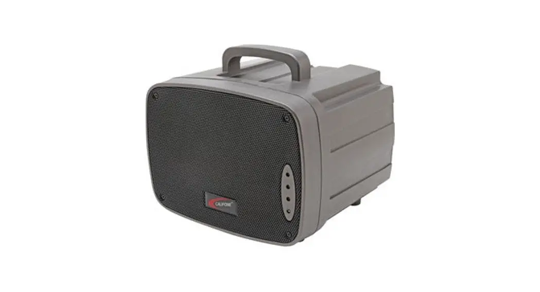 Califone Pa310 30 Watts Rms Rated Power Output Presentation Pro Speaker Owner's Manual
