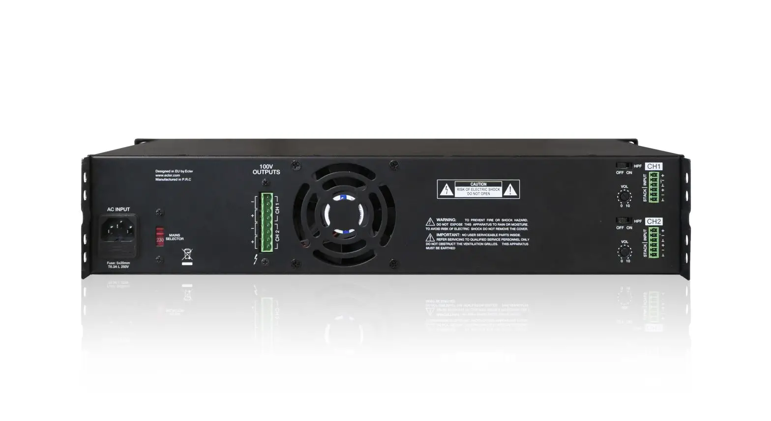 Ecler Ehsa2-150 Multichannel Amplifier User Manual