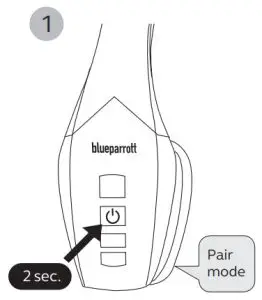blueparrott S650-XT Wireless Trucking Headset - How to pair