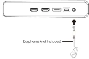 kogan KAMN40XQUCLA 40 Inch WQHD IPS Ultrawide HDR Gaming Monitor - Earphones