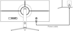 kogan KAMN40XQUCLA 40 Inch WQHD IPS Ultrawide HDR Gaming Monitor - included power cable