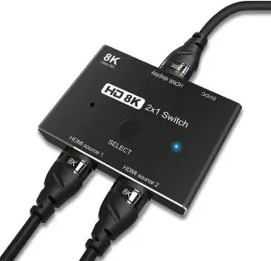 BolAAzuL D0206 2-Port 8K HDMI Switch