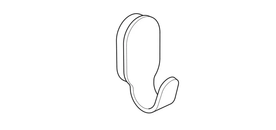 Ikea 603.285.42 Brogrund Stainless Steel Hook Instruction Manual Ikea 603.285.42 Brogrund Stainless Steel Hook Instruction Manual