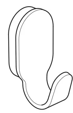 IKEA 603.285.42 Brogrund Stainless Steel Hook