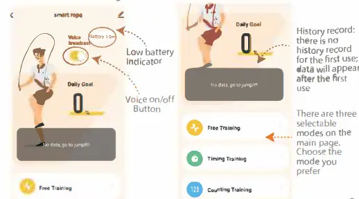 Dongguan Zhongkang Technology Electronics ZK1001 Smart Skipping Rope - the skipping rope