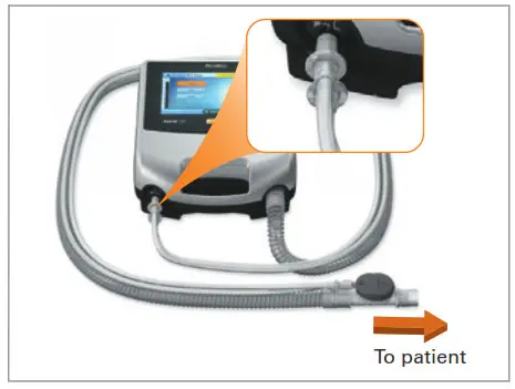 ResMed Astral 150 Life Support Ventilator- Setting up 3