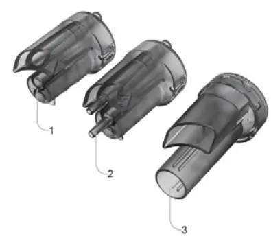 ResMed Astral 150 Life Support Ventilator- circuit adapters