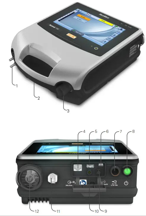 ResMed Astral 150 Life Support Ventilator- device