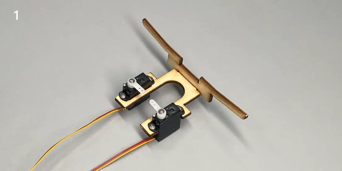 Connect the servos to a powered receiver