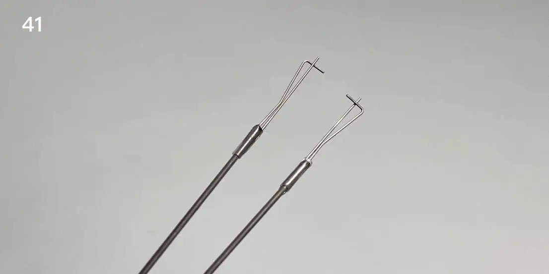 Use heat shrinkable tube to connect the pull rod and steering gear wire chuck