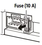 SONY XAV-AX5500 Bluetooth Media Receiver - Fuse replacement