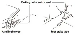 SONY XAV-AX5500 Bluetooth Media Receiver - Parking brake switch lead