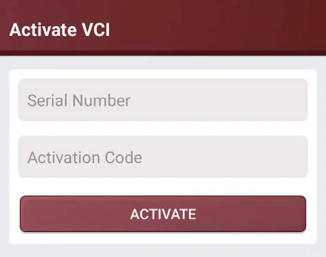 Activate VCI