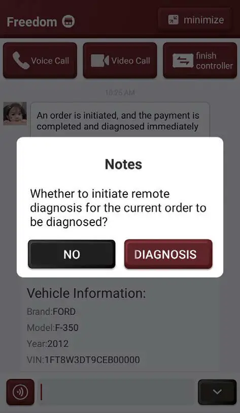 Connect and Start Remote Diagnosis 03