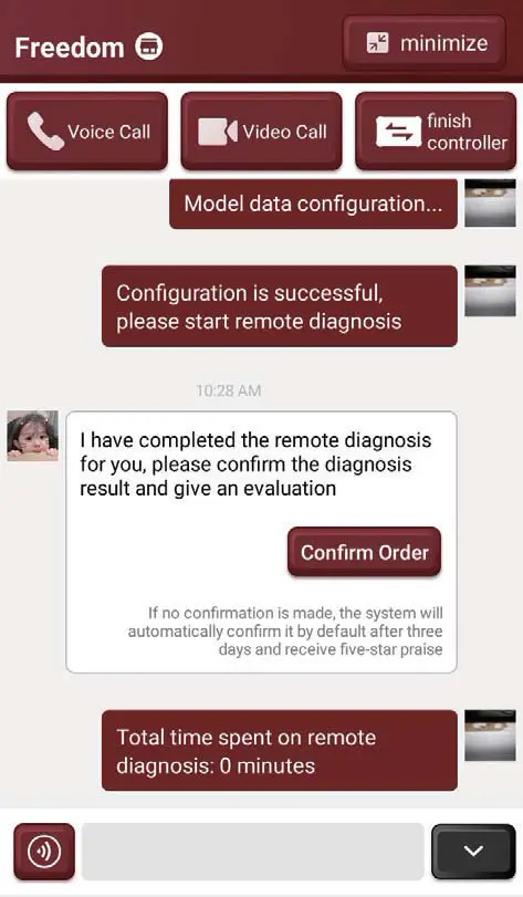 Connect and Start Remote Diagnosis 04