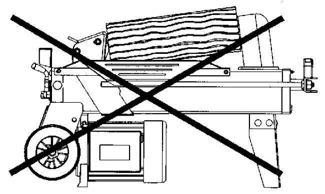 LOG SPLITTER OPERATION 1
